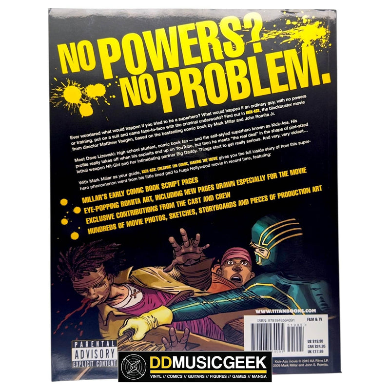 Kick-Ass: Creating the Comic, Making the Movie by Mark Millar, John Romita Jr., Jane Goldman, Matthew Vaughn - DD Music Geek