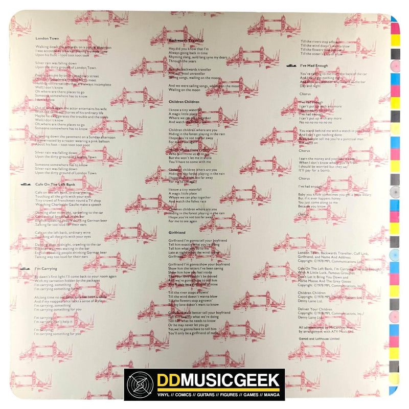 Wings : London Town (LP, Album) - DD Music Geek