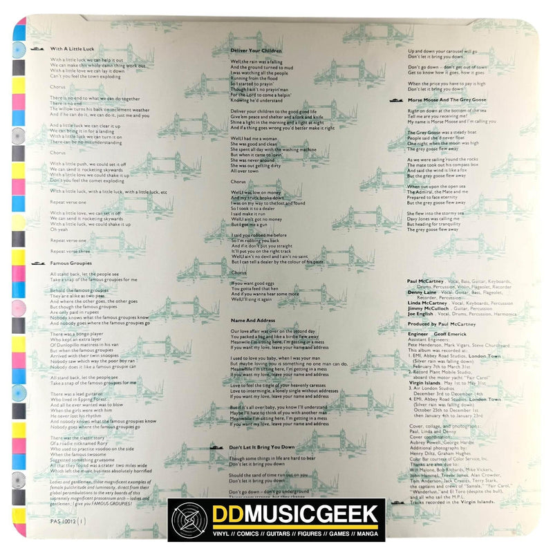 Wings : London Town (LP, Album) - DD Music Geek