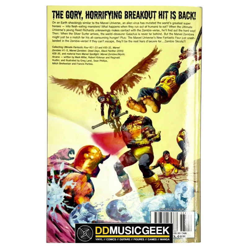 Marvel Zombies: The Complete Collection Vol. 1 by Mark Millar, Robert Kirkman, Reginald Hudlin, Pat Broderick, Arthur Suydam - DD Music Geek
