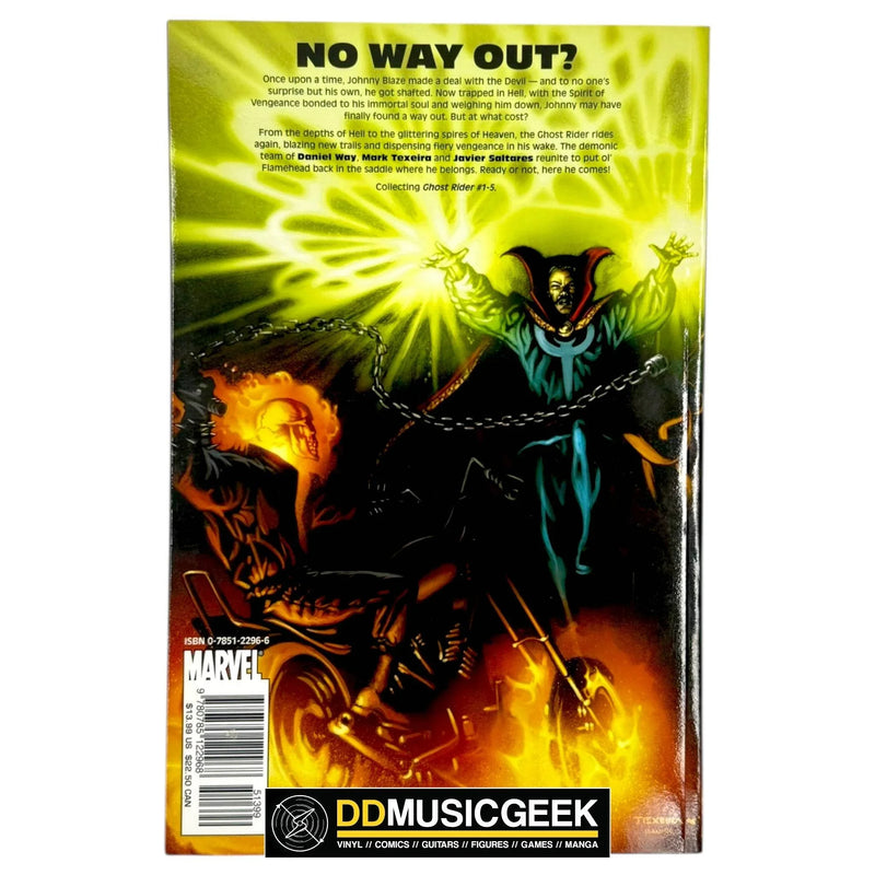 Ghost Rider, Vol. 1: Vicious Cycle by Daniel Way, Mark Texeira, Javier Saltares - DD Music Geek