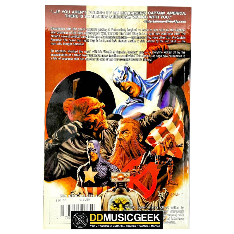 The Death of Captain America, Vol. 3: The Man Who Bought America by Ed Brubaker, Steve Epting, Butch Guice - DD Music Geek