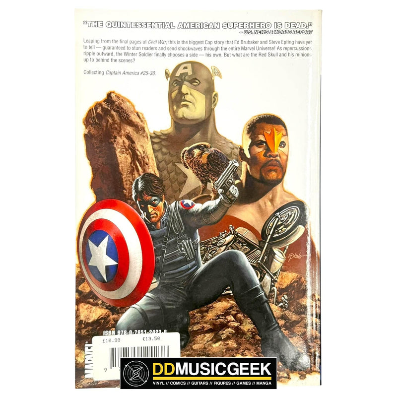 The Death of Captain America, Vol. 1: The Death of the Dream by Ed Brubaker, Steve Epting, Mike Perkins - DD Music Geek