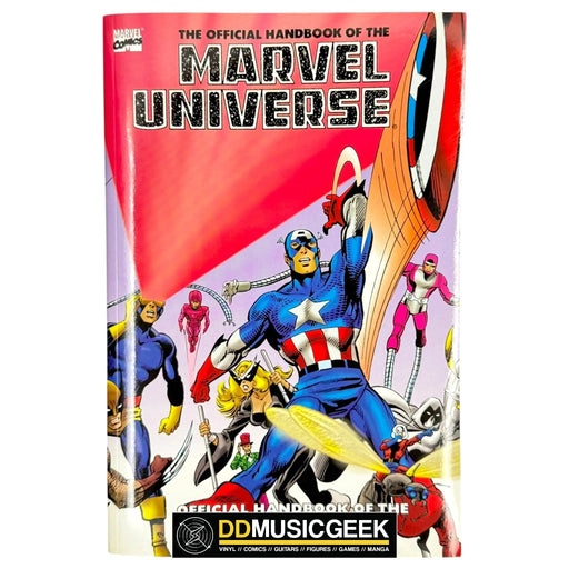 Essential Official Handbook Of The Marvel Universe Volume 1 TPB by Mark Gruenwald, Peter Sanderson, Eliot R. Brown, & more, John Byrne, Dave Cockrum, Bob Layton, John Romita Jr. - DD Music Geek