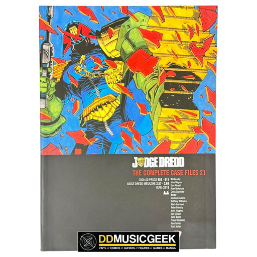 Judge Dredd: The Complete Case Files 21 by Alan McKenzie, John Wagner, Dan Abnett, Chris Standley, Anthony Williams, Carlos Ezquerra, Mark Harrison, Ron Smith, Peter Doherty, John Higgins, Ian Gibson, John Burns, Mick Austin, Trevor Hairsine, Cyril Julien - DD Music Geek