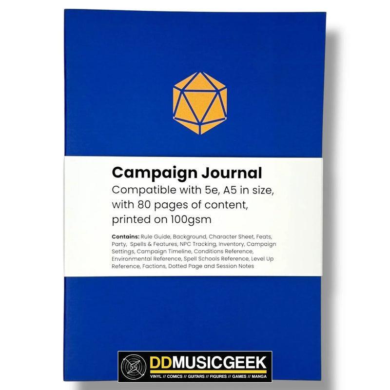 Campaign Journals: 5e / A5 size - DD Music Geek
