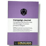 Campaign Journals: 5e / A5 size - DD Music Geek