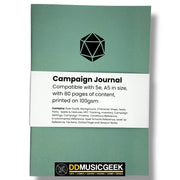 Campaign Journals: 5e / A5 size - DD Music Geek