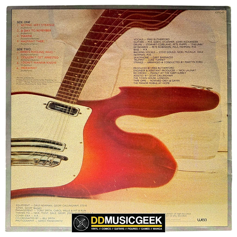 Mike Rutherford: Acting Very Strange (LP, Album) - DD Music Geek