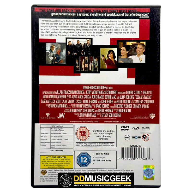 Ocean's Twelve - DD Music Geek