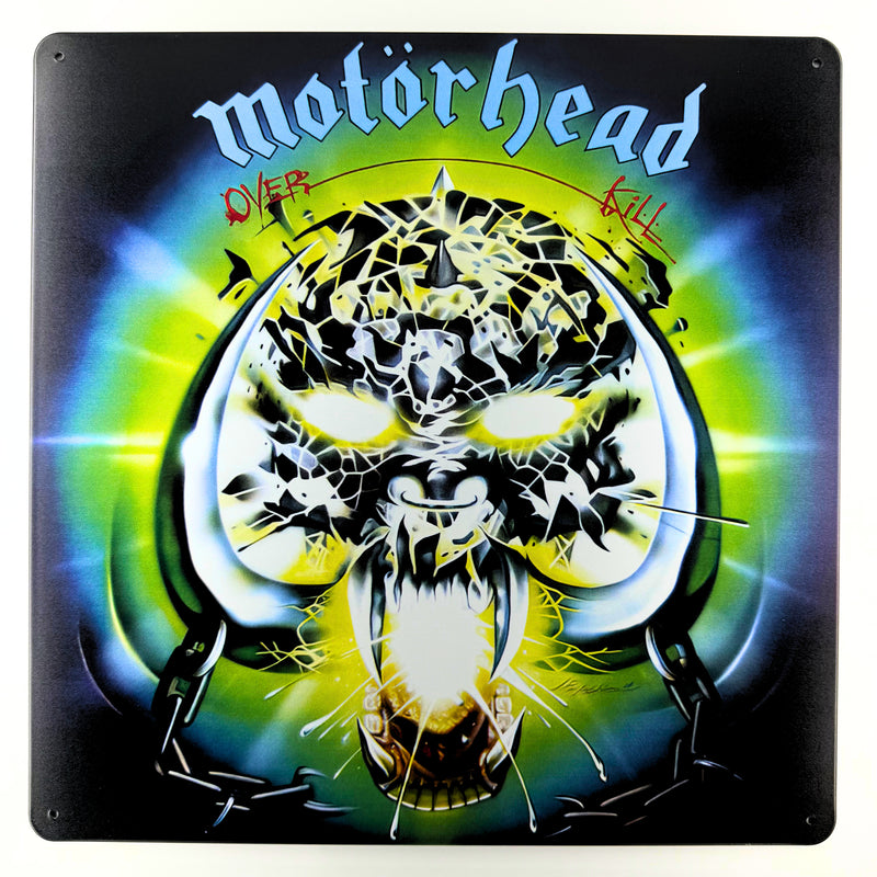 Album Cover Metal Sign: Motorhead - Over Kill