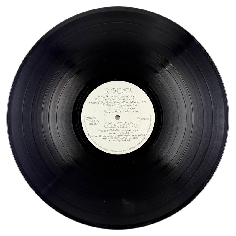 Phil Collins: Face Value - Very Good (VG) / Very Good Plus (VG+)