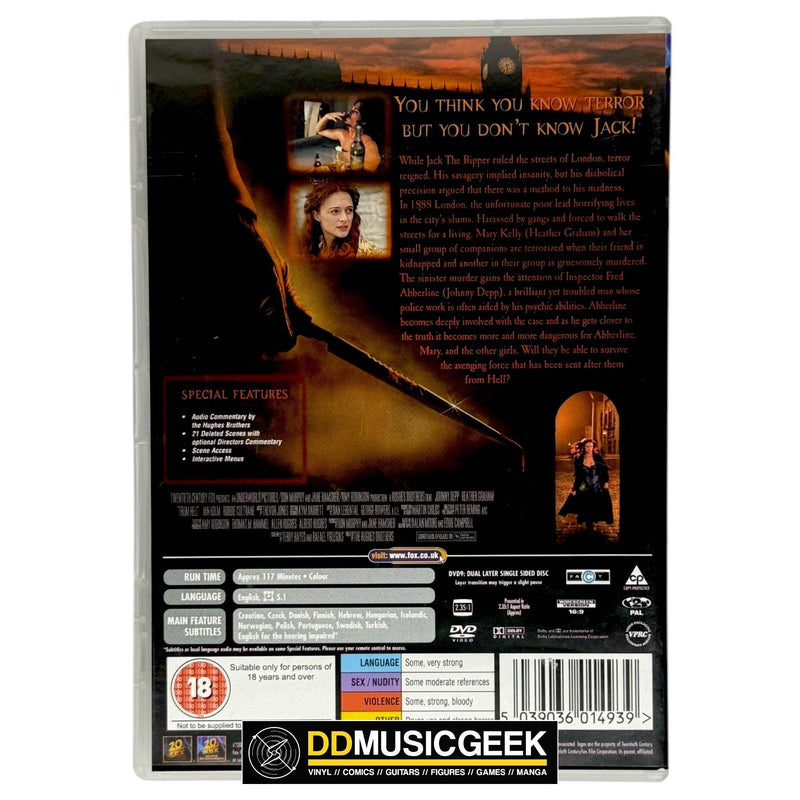 From Hell [Preowned DVD] - DD Music Geek