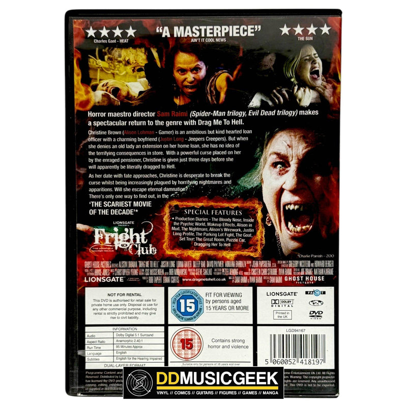 Drag Me To Hell [Preowned DVD] - DD Music Geek