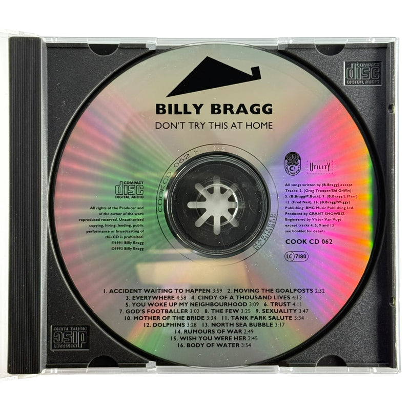 Billy Bragg - Don't Try This At Home CD (Preowned VG)