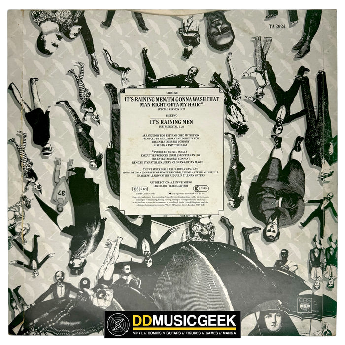 The Weather Girls: It's Raining Men / I'm Gonna Wash That Man Right Outa My Hair (Special Version) (12") - DD Music Geek