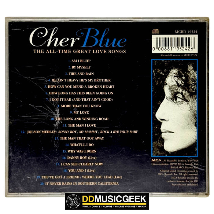 Cher: Blue - The All - Time Great Love Songs (CD, Comp) - DD Music Geek