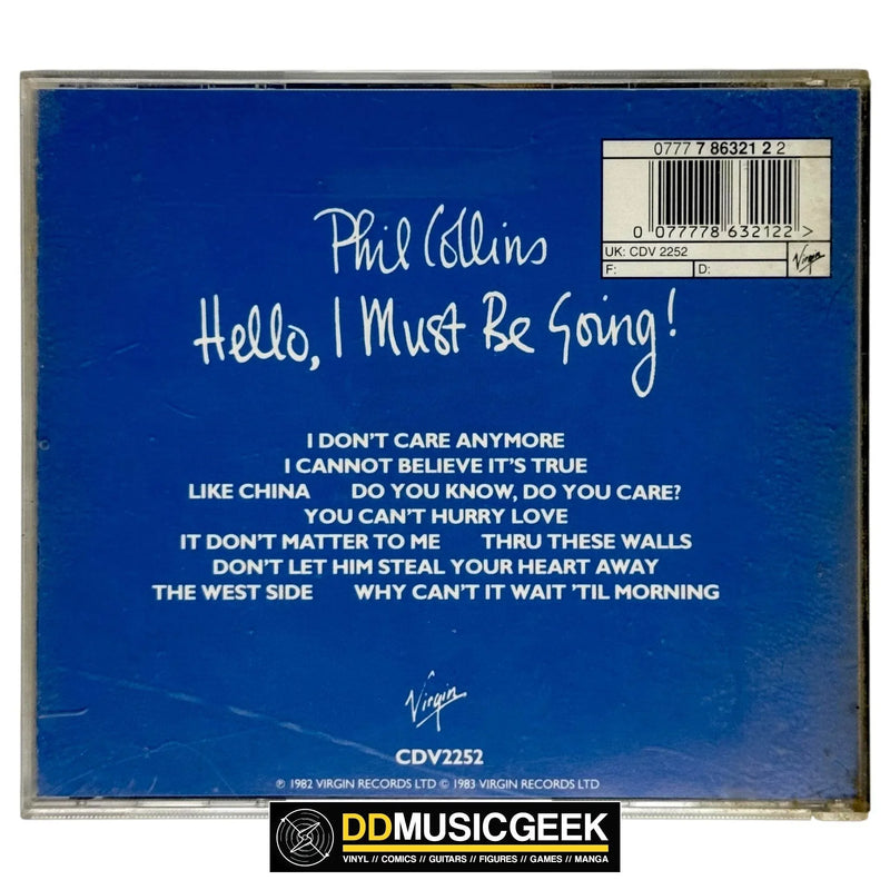 Phil Collins: Hello, I Must Be Going! (CD, Album, RE) - DD Music Geek