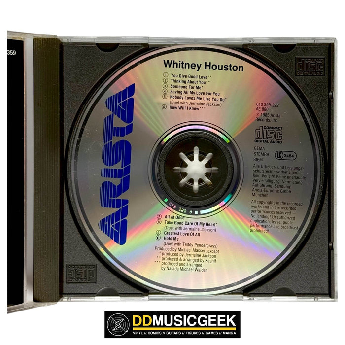 Whitney Houston: Whitney Houston (CD, Album, RE) - DD Music Geek