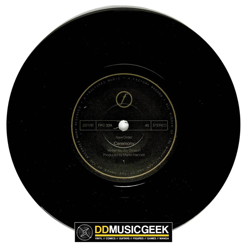 New Order: Ceremony (7", Single, Lyn)