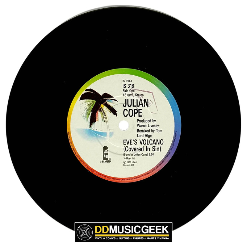 Julian Cope: Eve's Volcano 'Covered In Sin' (7", Single)