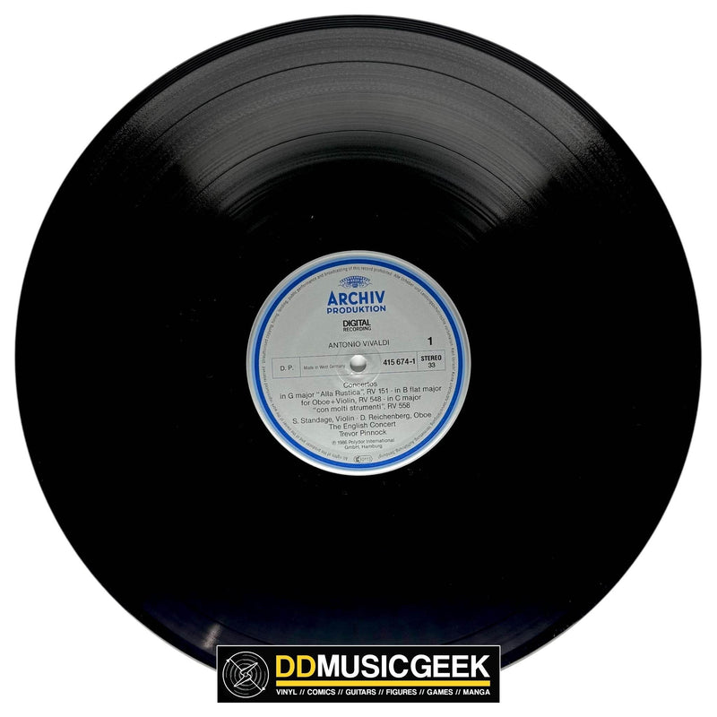 Vivaldi* - The English Concert • Trevor Pinnock • Simon Standage • Elizabeth Wilcock • David Reichenberg: Concerti »Alla Rustica« (LP, Album, Gat) - DD Music Geek