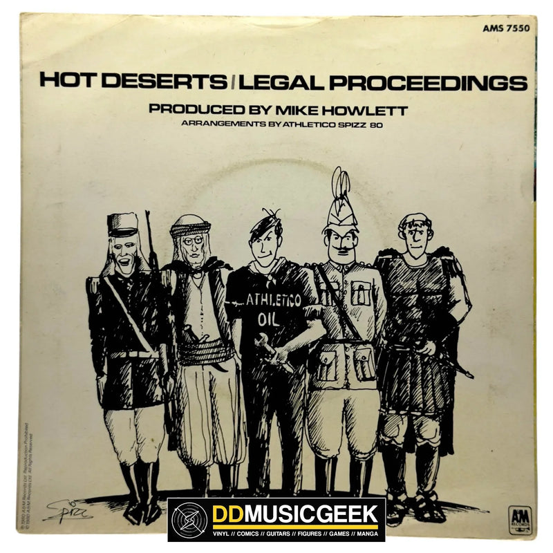 Athletico Spizz 80: Hot Deserts (7", Single)