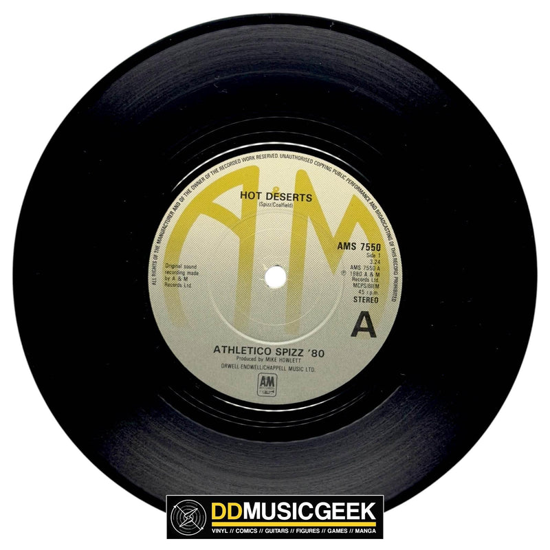 Athletico Spizz 80: Hot Deserts (7", Single)