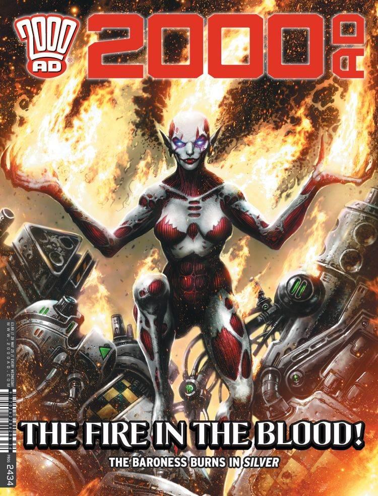 2000 AD PROG 2434 THE FIRE IN THE BLOOD - DD Music Geek