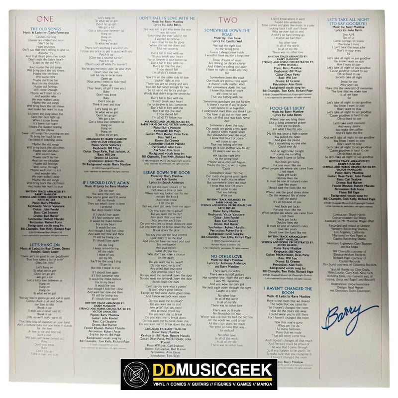 Barry Manilow: If I Should Love Again (LP, Album) - DD Music Geek