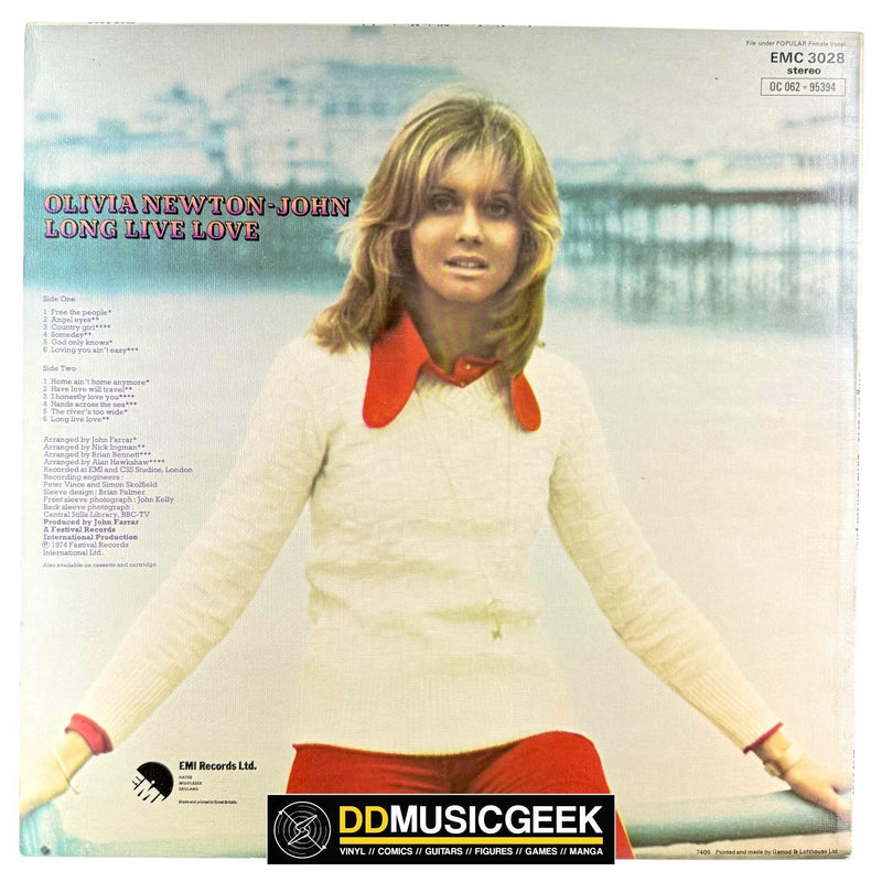 Olivia Newton-John: Long Live Love (LP, Album) - DD Music Geek