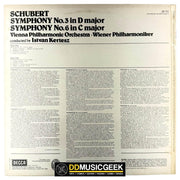 Schubert*, Vienna Philharmonic* = Wiener Philharmoniker, Istvan Kertesz*: Symphony No.3 In D Major / Symphony No.6 In C Major (LP, RE) - DD Music Geek