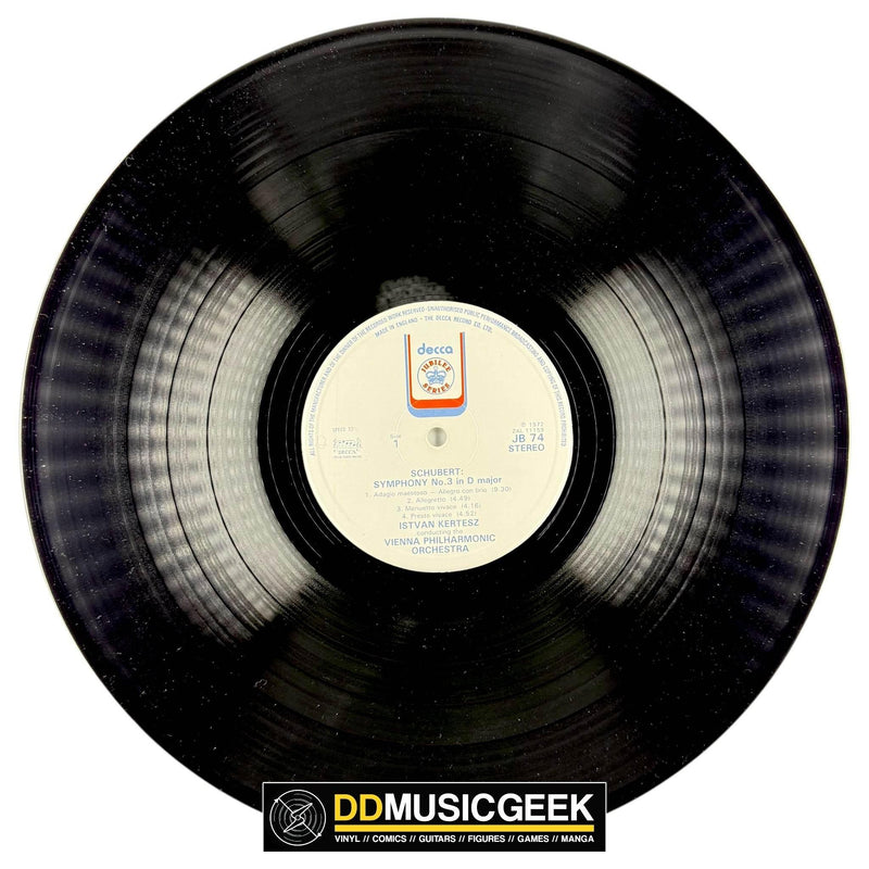 Schubert*, Vienna Philharmonic* = Wiener Philharmoniker, Istvan Kertesz*: Symphony No.3 In D Major / Symphony No.6 In C Major (LP, RE) - DD Music Geek