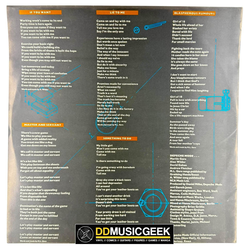 Depeche Mode: Some Great Reward (LP, Album, MPO) - DD Music Geek