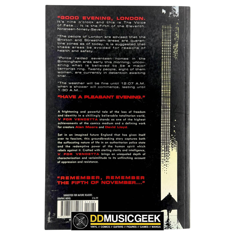 V for Vendetta: New Edition by Alan Moore, David Lloyd - DD Music Geek