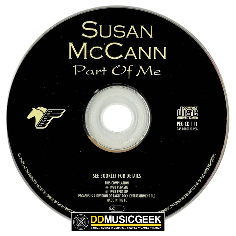 Susan McCann: Part Of Me (CD) - DD Music Geek