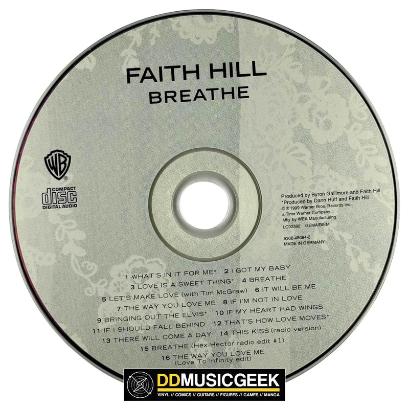 Faith Hill: Breathe (CD, Album, S/Edition) - DD Music Geek