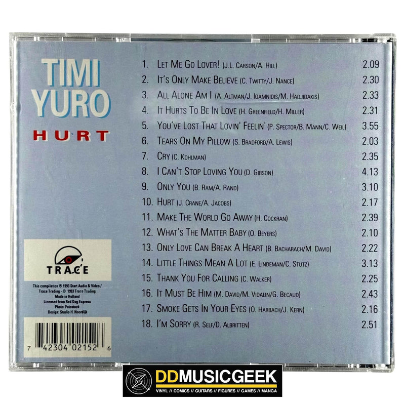 Timi Yuro: Hurt (The World Of Timi Yuro) (CD, Comp) - DD Music Geek
