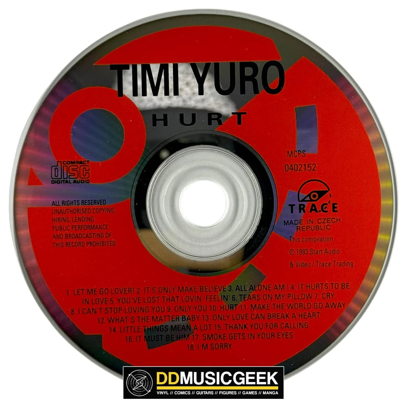 Timi Yuro: Hurt (The World Of Timi Yuro) (CD, Comp) - DD Music Geek