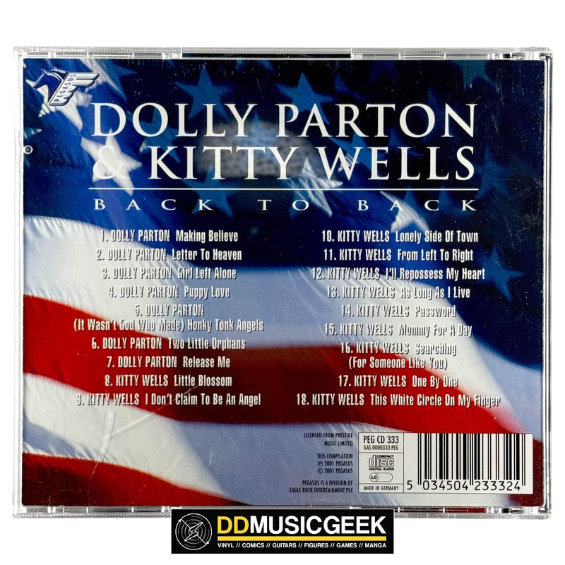 Dolly Parton, Kitty Wells: Back To Back (CD, Comp) - DD Music Geek