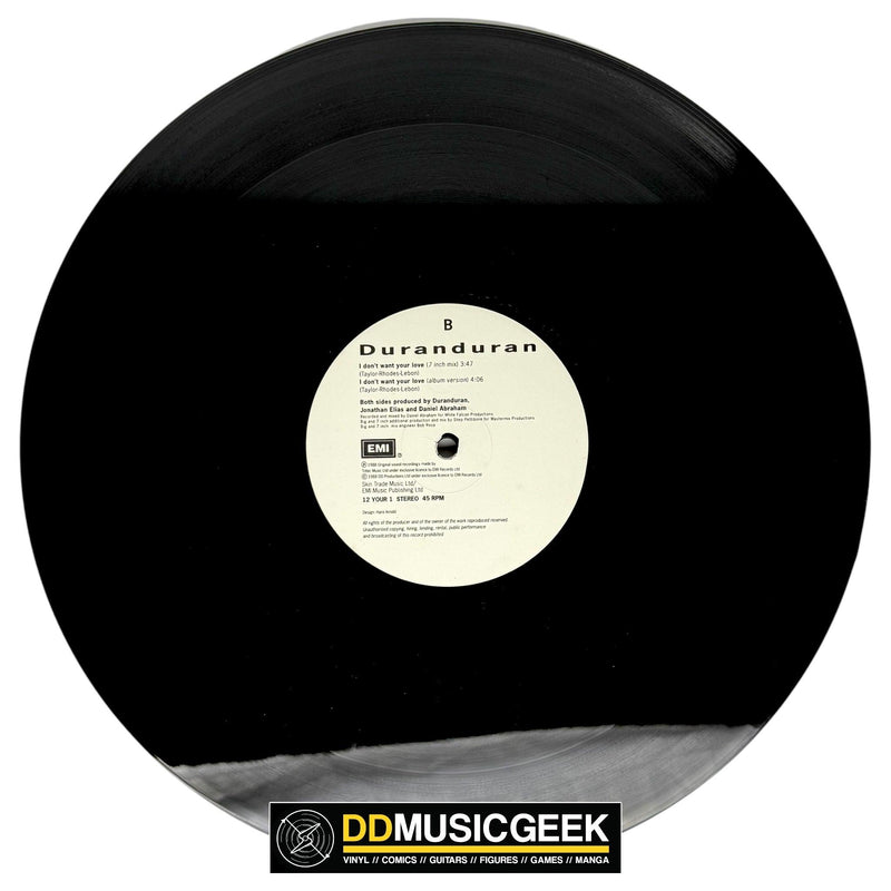 Duran Duran: I Don't Want Your Love (12", Single) - DD Music Geek