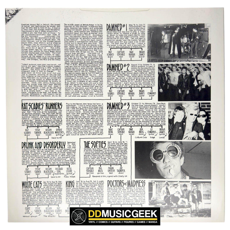 The Damned: The Light At The End Of The Tunnel (2xLP, Comp, Num) - DD Music Geek