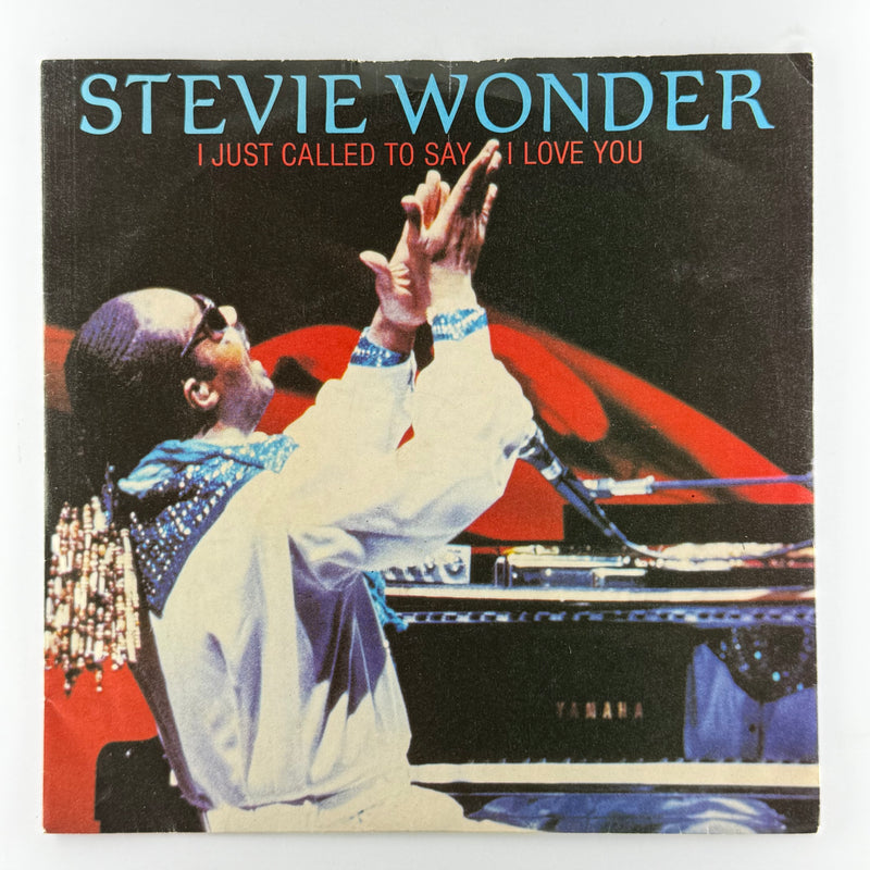 Stevie Wonder: I Just Called To Say I Love You - Very Good Plus (VG+) / Very Good (VG)