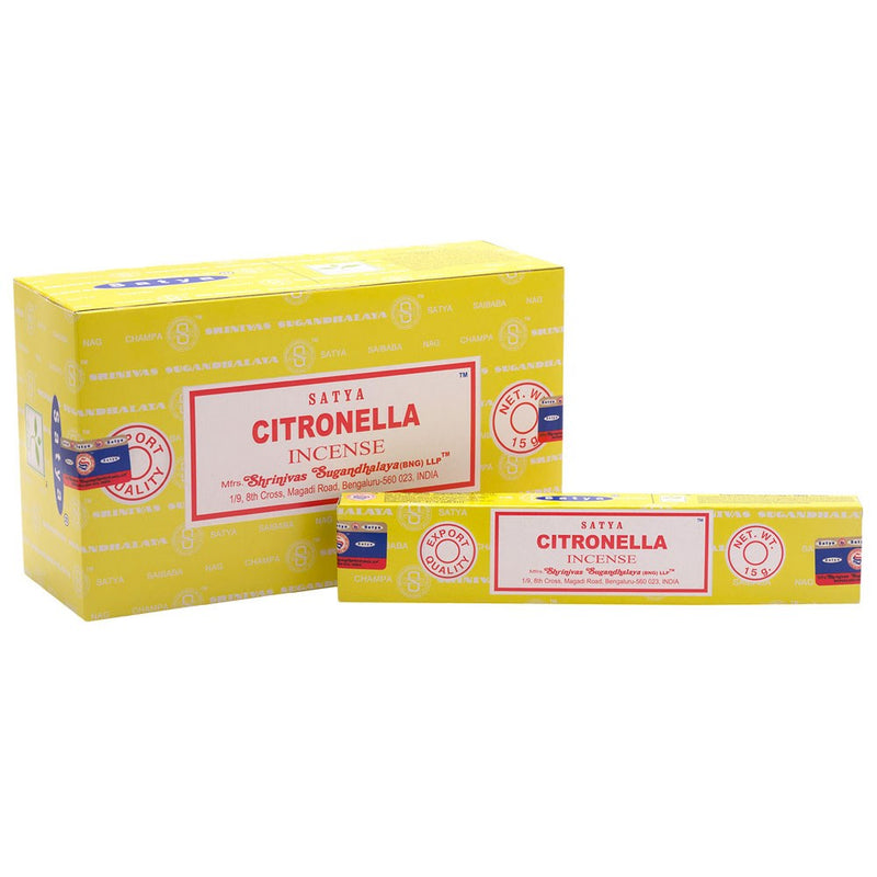 Satya Citronella Incense Sticks - Single Pack