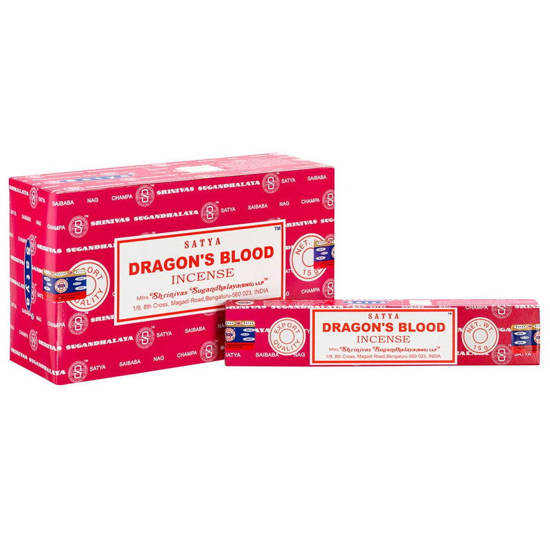 Satya Dragon's Blood Incense Sticks - Single Pack