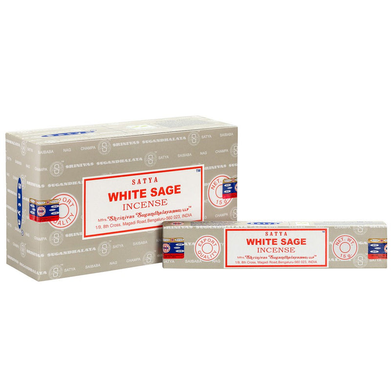 Satya White Sage Incense Sticks - Single Pack
