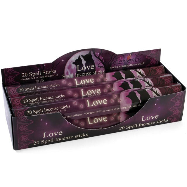Love Spell Incense Sticks by Lisa Parker - Single Pack