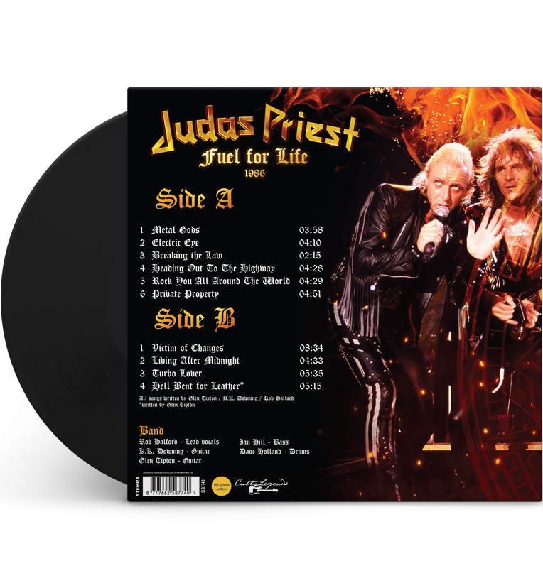 Judas Priest – Fuel for Life 1986 (12-Inch Album on 180g Vinyl)