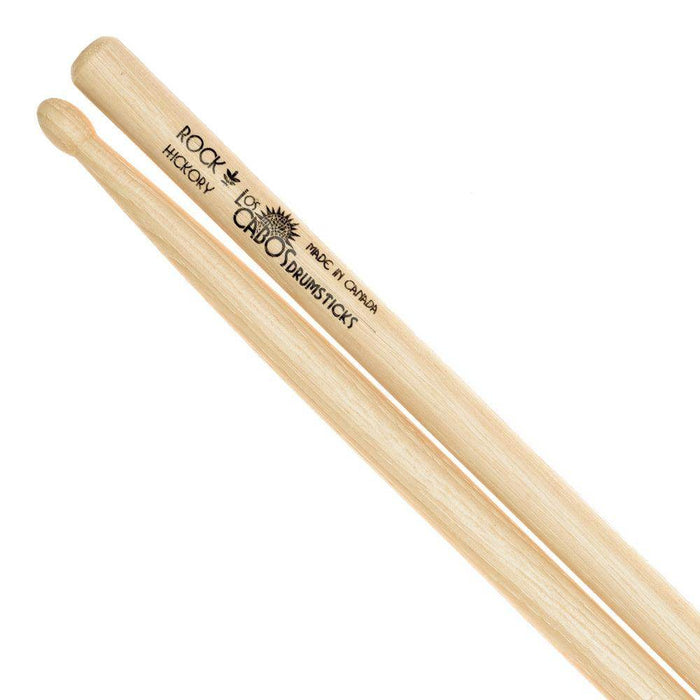 Los Cabos Rock White Hickory Drumstick ~ Wood Tip - DD Music Geek
