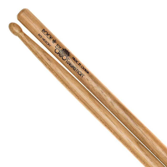 Los Cabos Rock Red Hickory Drumstick ~ Wood Tip - DD Music Geek
